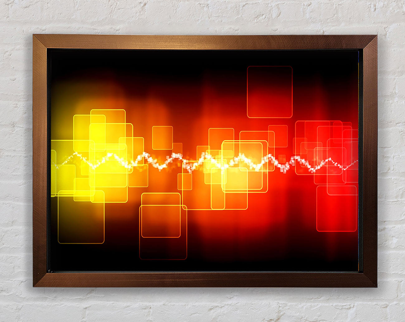 Colorful Squares 4 Framed Wall Art