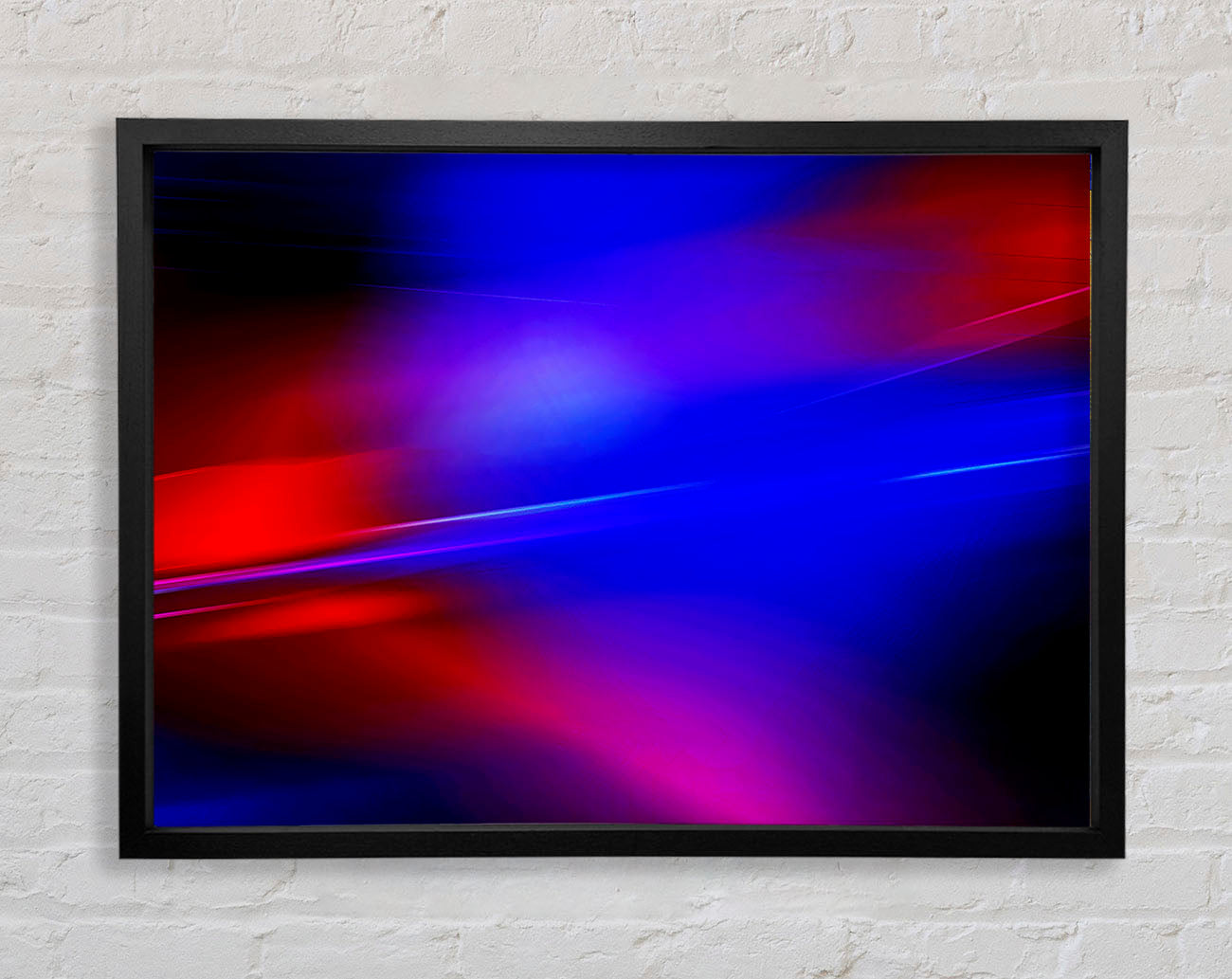 Crossing The Line Framed Wall Art