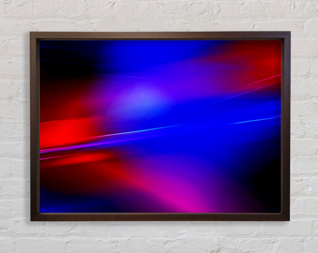 Crossing The Line Framed Wall Art