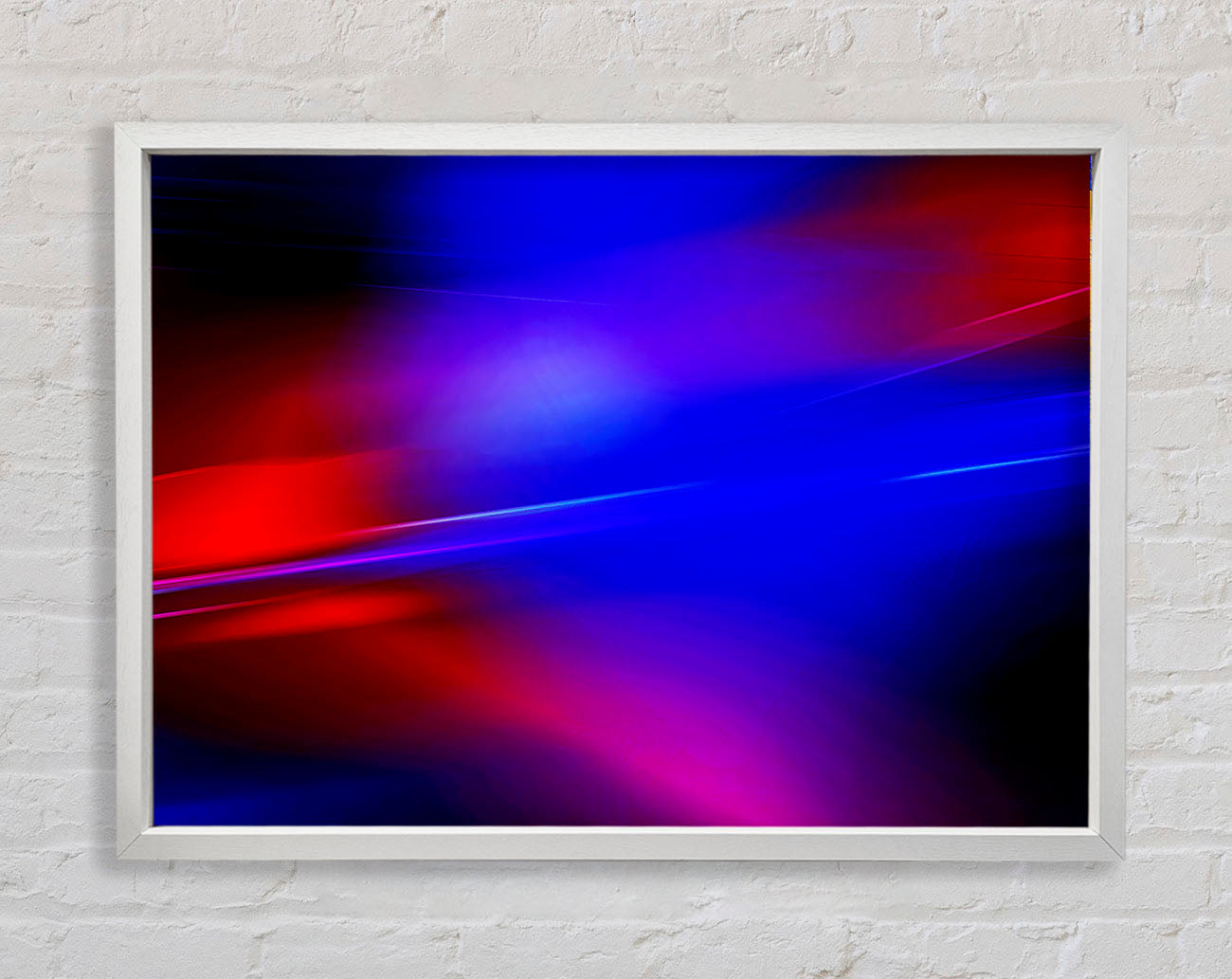 Crossing The Line Framed Wall Art