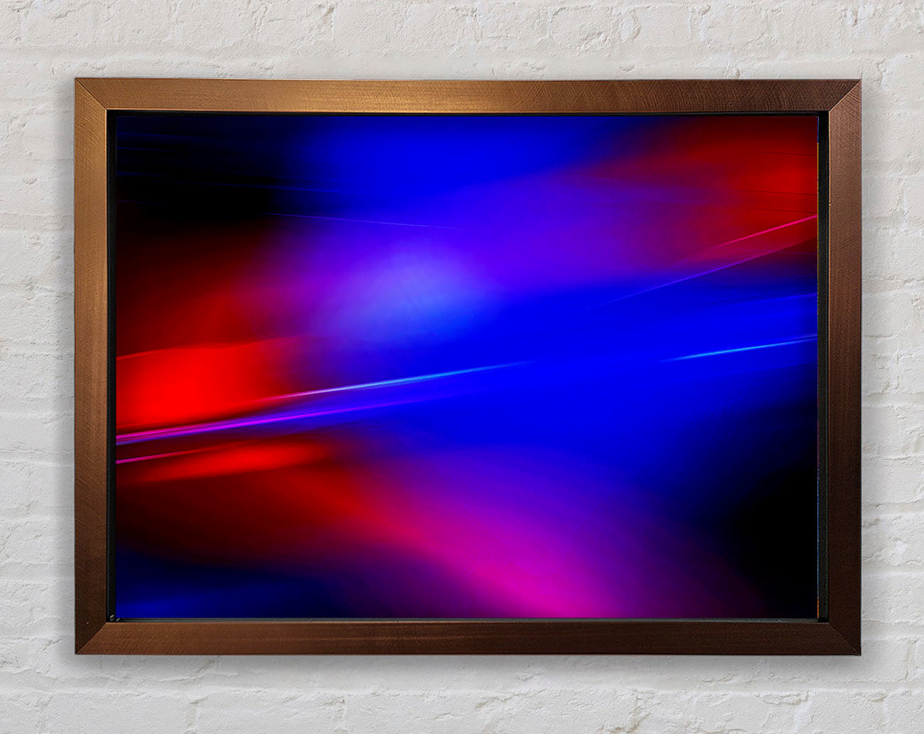 Crossing The Line Framed Wall Art