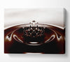 Diamond Splash Chocolate Canvas Wall Art