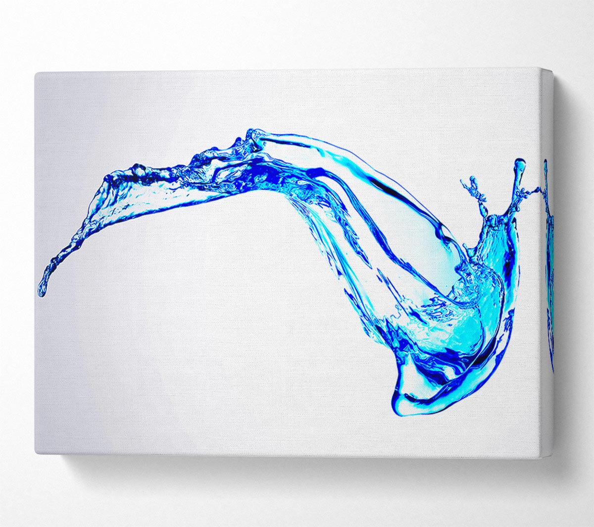 Erratic Water Splash Canvas Wall Art