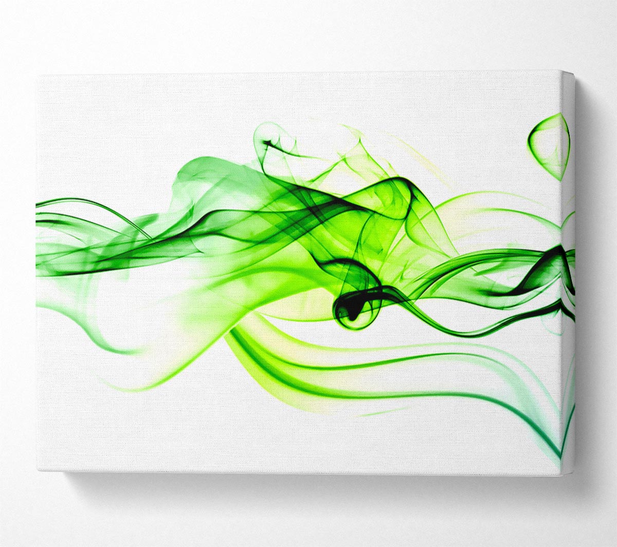 Green Smoke Canvas Wall Art