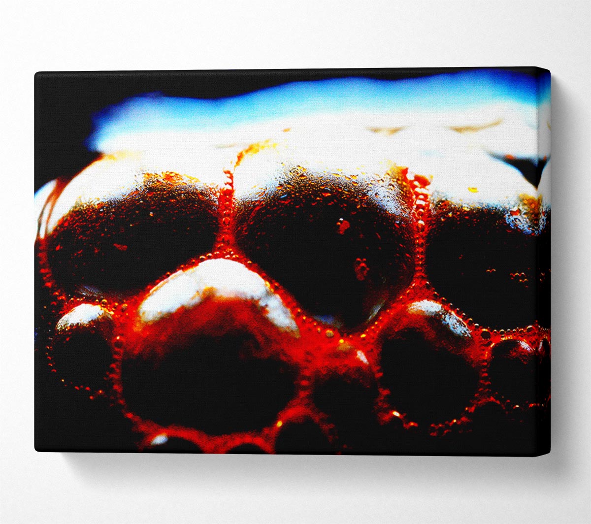 Lava Bubbles Canvas Wall Art