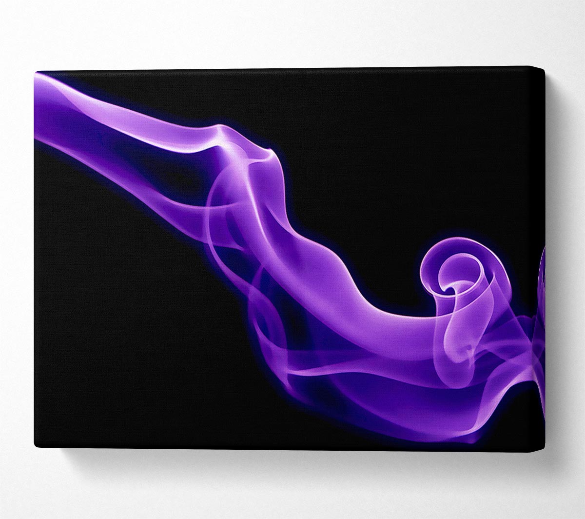 Lilac Purple Smoke Canvas Wall Art