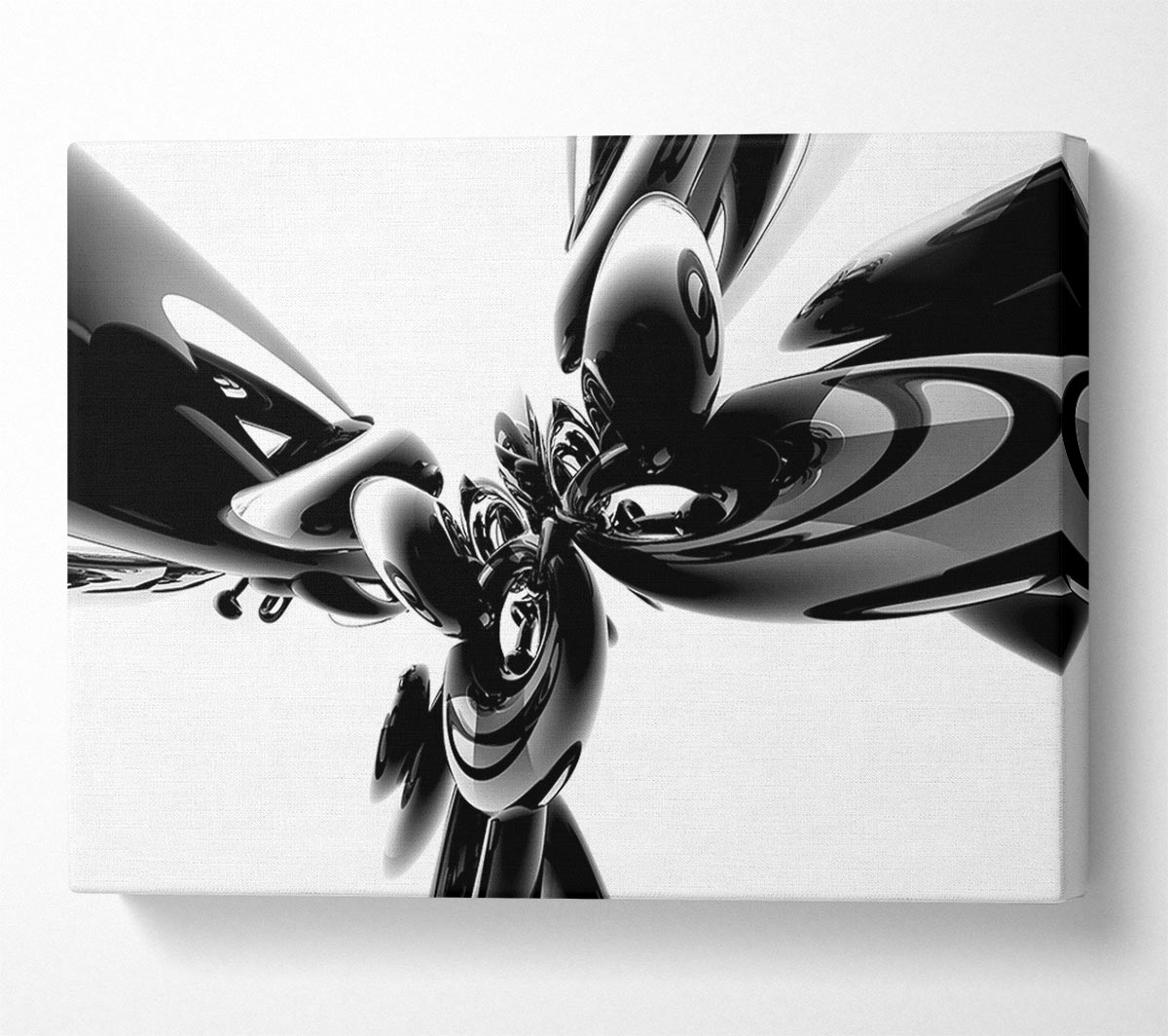 Magic Eight Ball Black n White Canvas Wall Art