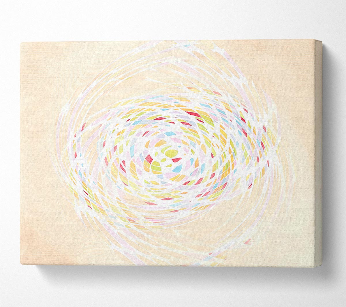 Pastel Swirl Canvas Wall Art