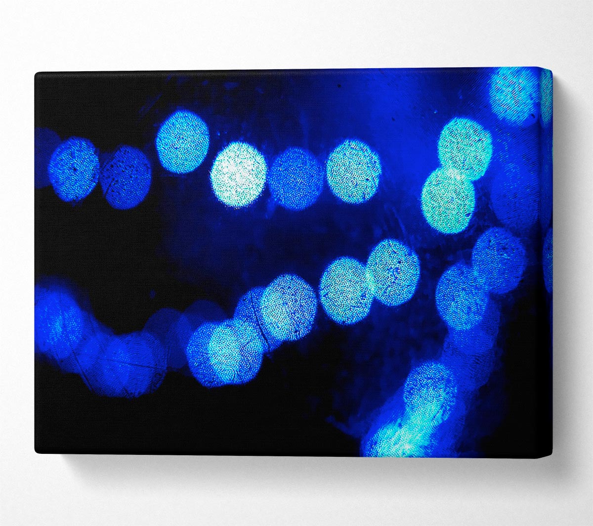 Orb Blues Canvas Wall Art
