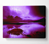 Purple Loch Dusk Canvas Wall Art