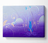 Purple Pebbles Canvas Wall Art