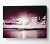 Purple Sunbeams Canvas Wall Art
