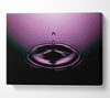 Purple Water Droplet Canvas Wall Art