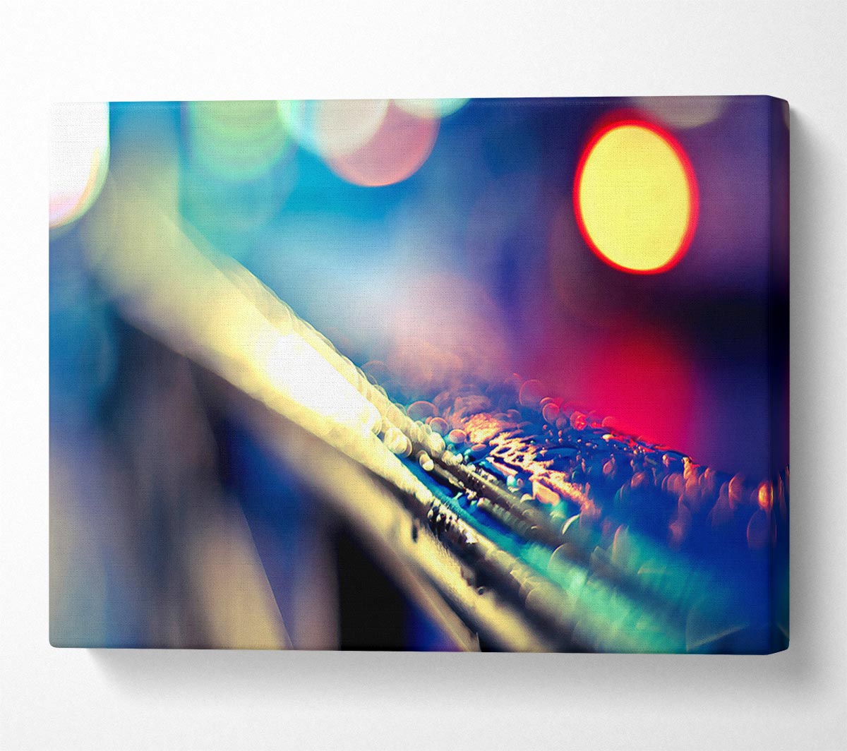Rain In The Night Canvas Wall Art