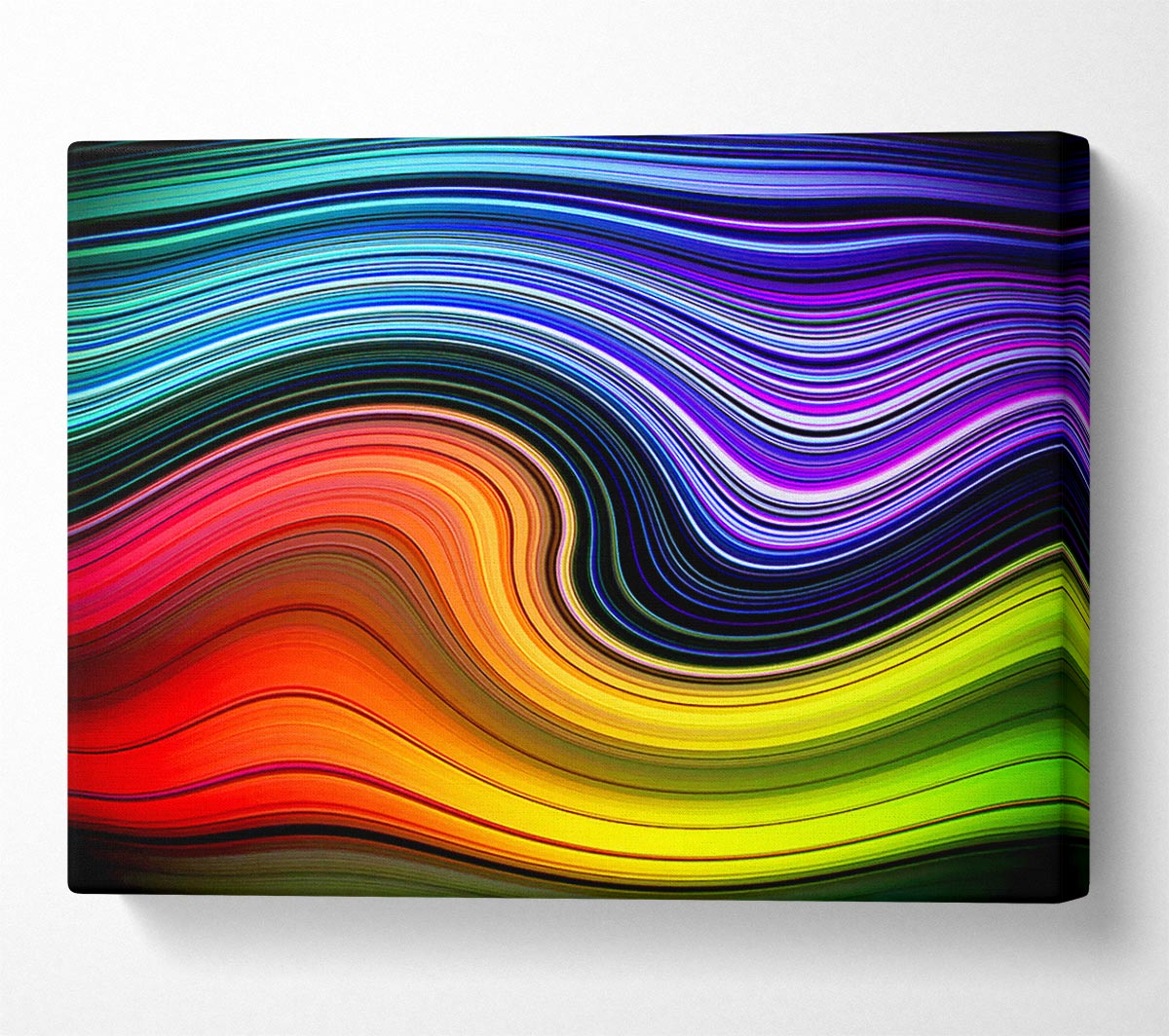 Rainbow Flow Canvas Wall Art