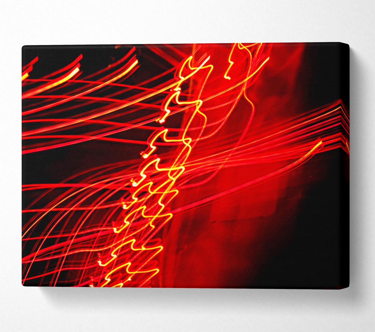 Red Distraction Canvas Wall Art