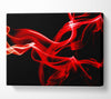 Red Smoke Patterns Canvas Wall Art
