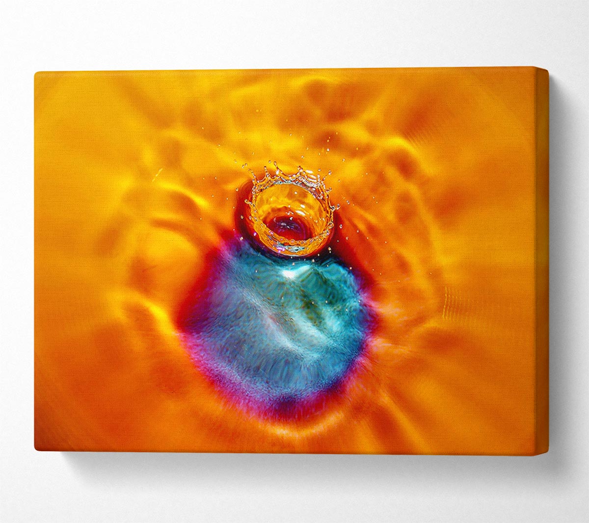 Ripple Slash Canvas Wall Art