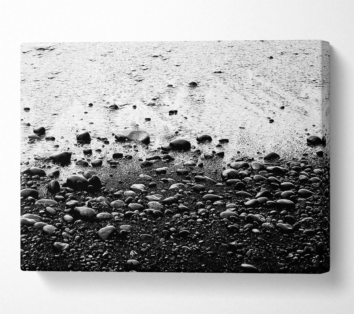 Seashore Pebbles Canvas Wall Art