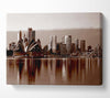 A View Of The Sydney Opera House Brown Canvas Wall Art