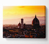 Ancient City Rooftops Canvas Wall Art