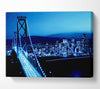 Brooklyn Bridge Blues Canvas Wall Art