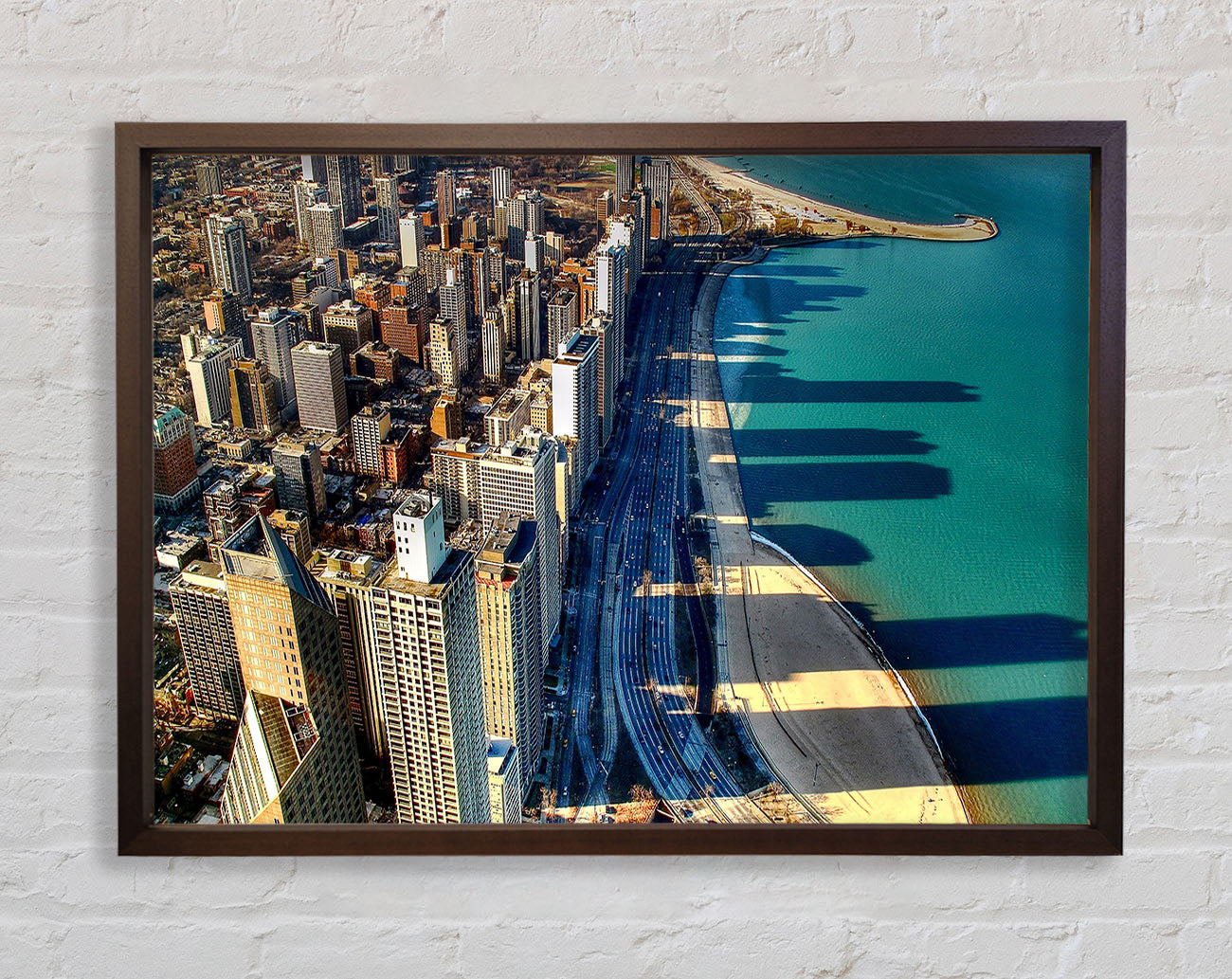 Chicago Beach Framed Wall Art