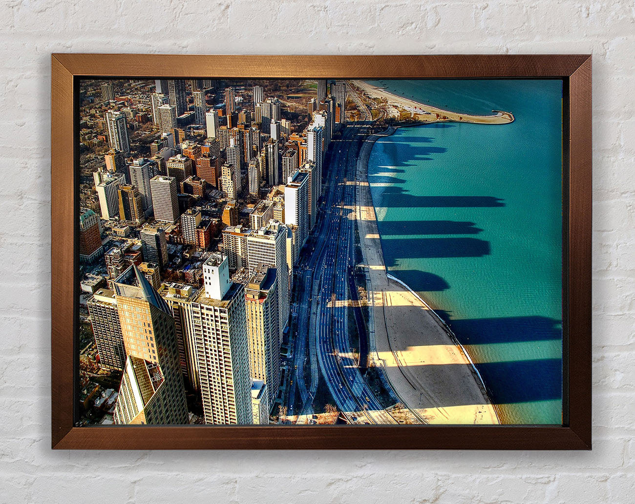 Chicago Beach Framed Wall Art