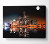 City Moonlit Reflections Canvas Wall Art