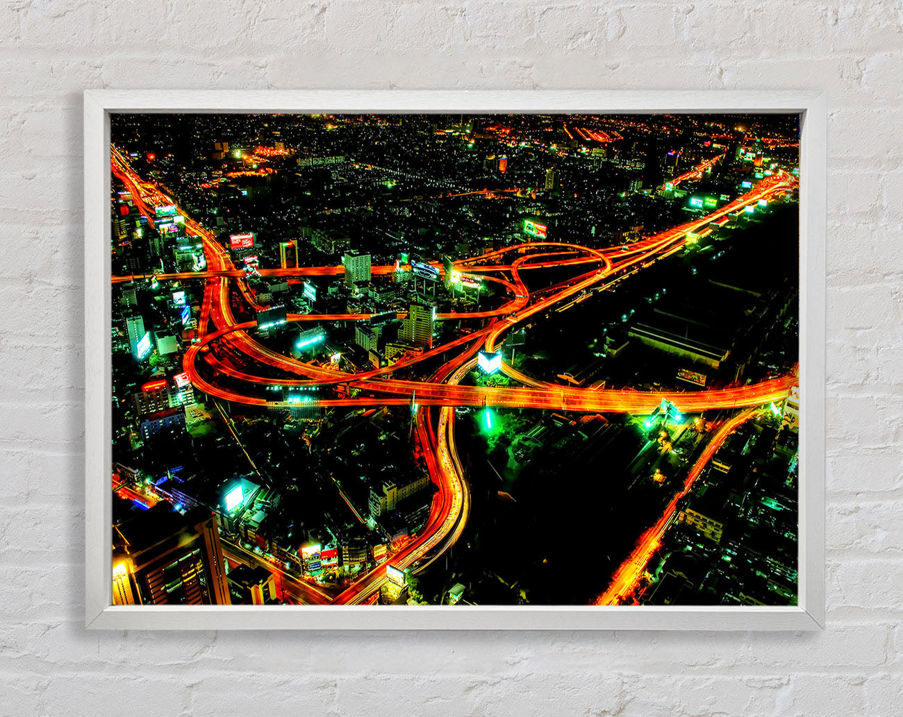 City Nightways Framed Wall Art