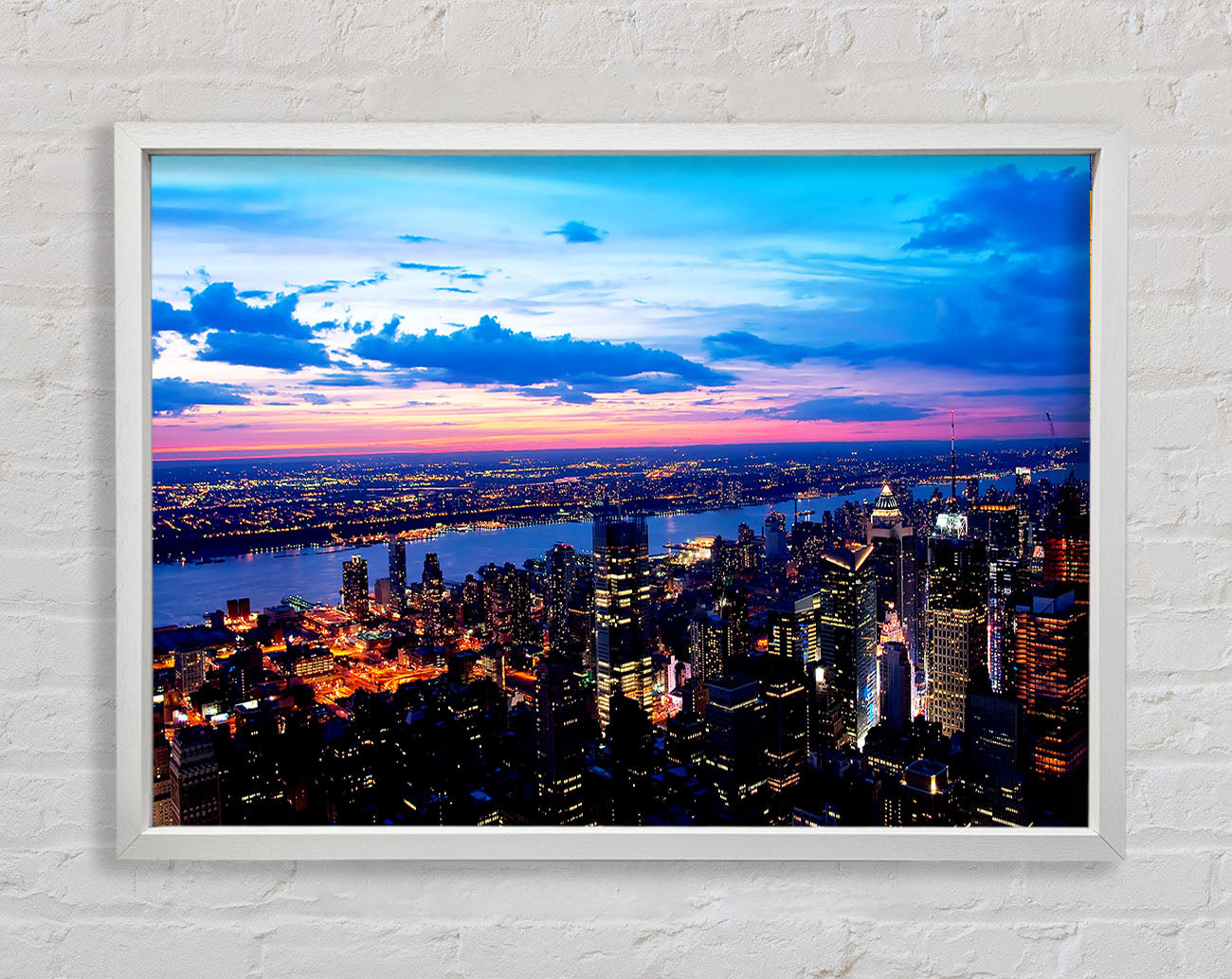 City River Flows Framed Wall Art