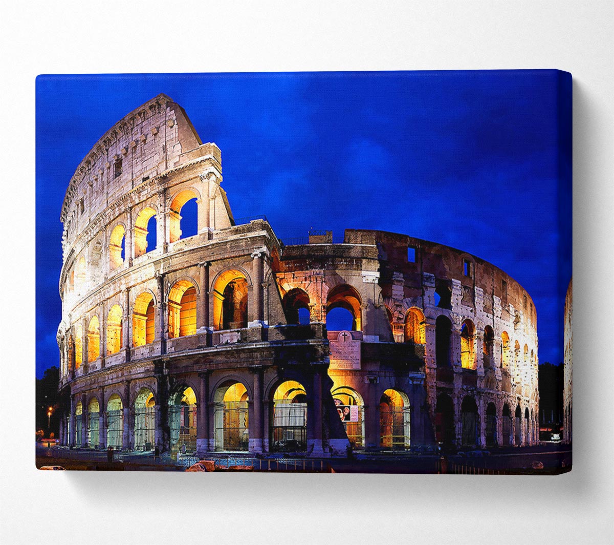 Colosseum In Rome Canvas Wall Art