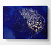 Dubai Blue Nights Canvas Wall Art
