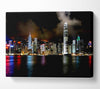 Hong Kong Cloudy Nights Canvas Wall Art