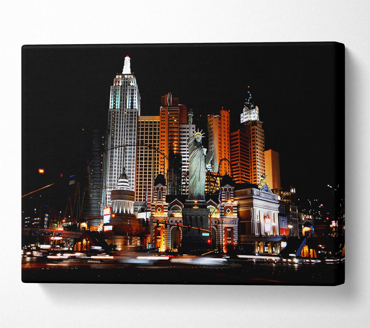 Las Vegas Statue Of Liberty Canvas Wall Art