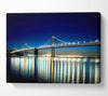 Lights Of The Night Bridge Canvas Wall Art