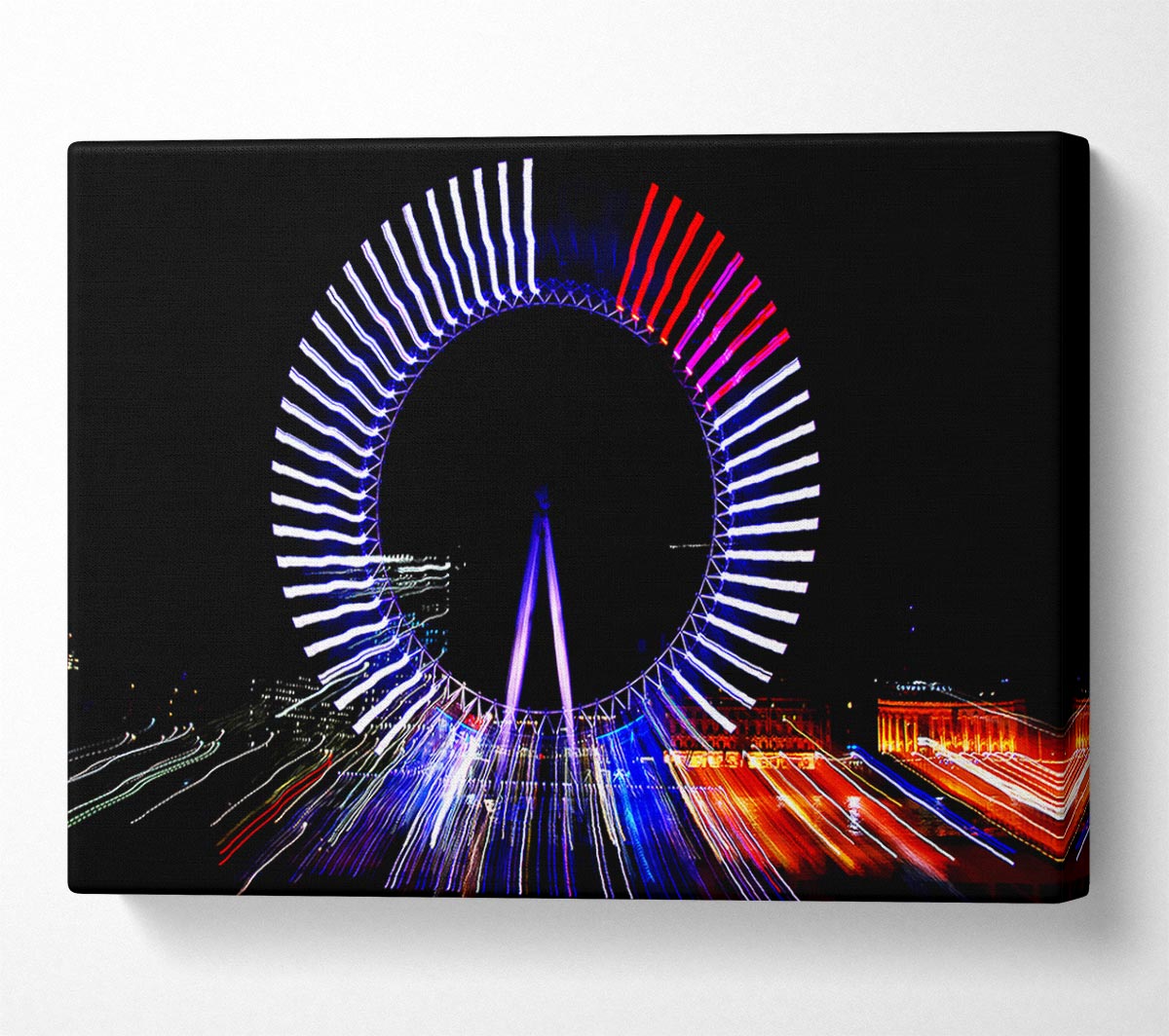 London Eye Lights Canvas Wall Art
