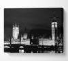 London Houses Of Parliament Dark Nights Canvas Wall Art