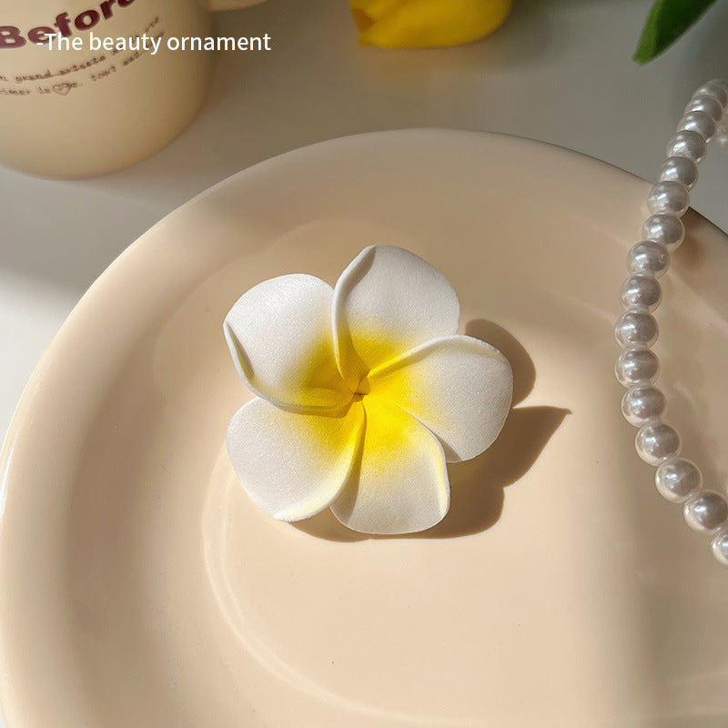 Princess On The Run Plumeria Rubra Hairpin Headdress