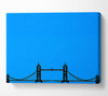 London Tower Bridge Silhouette Canvas Wall Art