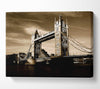 London Brown Beauty Canvas Wall Art