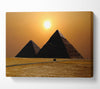 Magic Pyramids Giza Egypt Canvas Wall Art