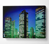 Neon City Canvas Wall Art