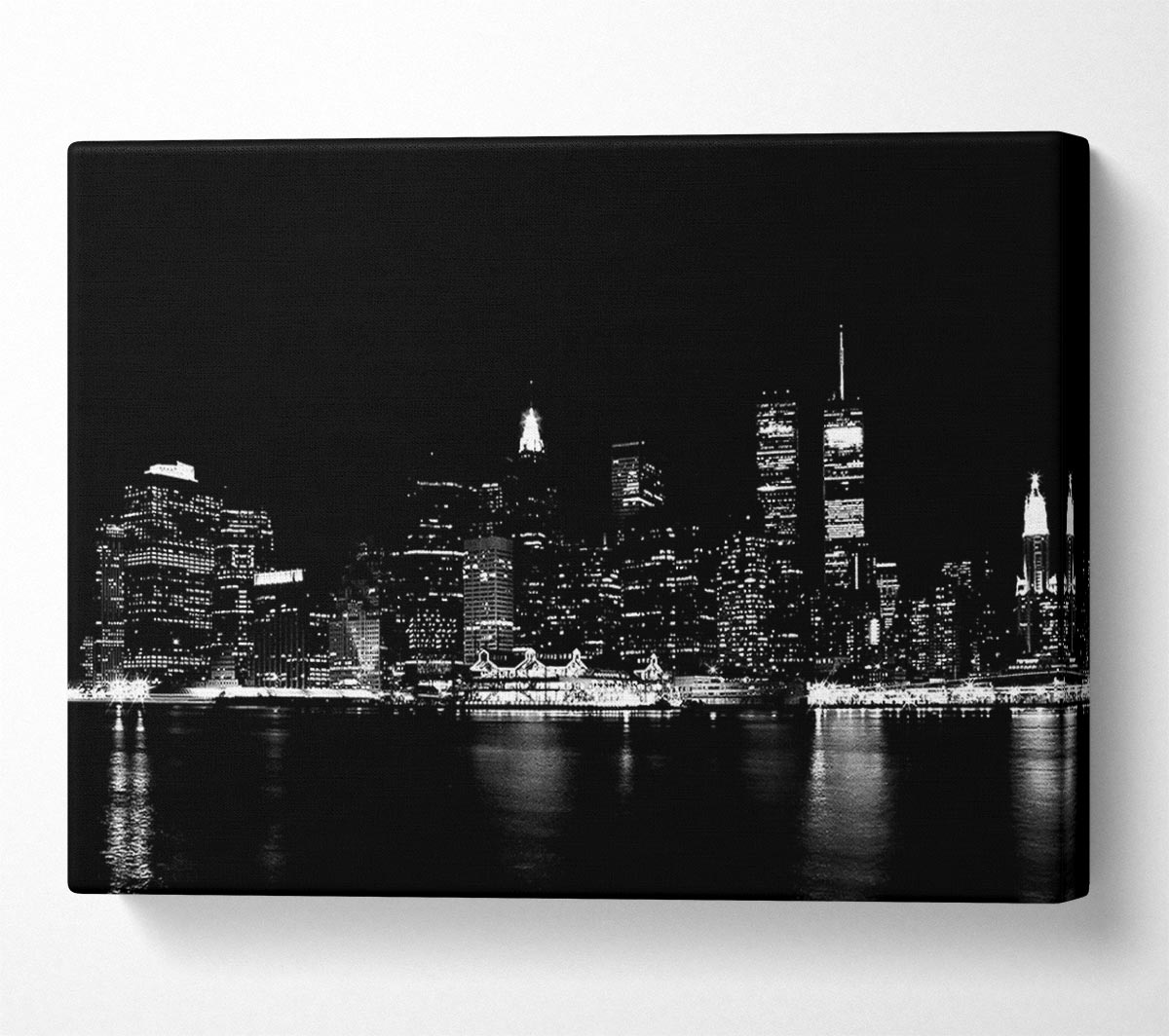 New York Black Nights Canvas Wall Art