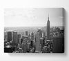 New York City Skyscrapers B n W Canvas Wall Art