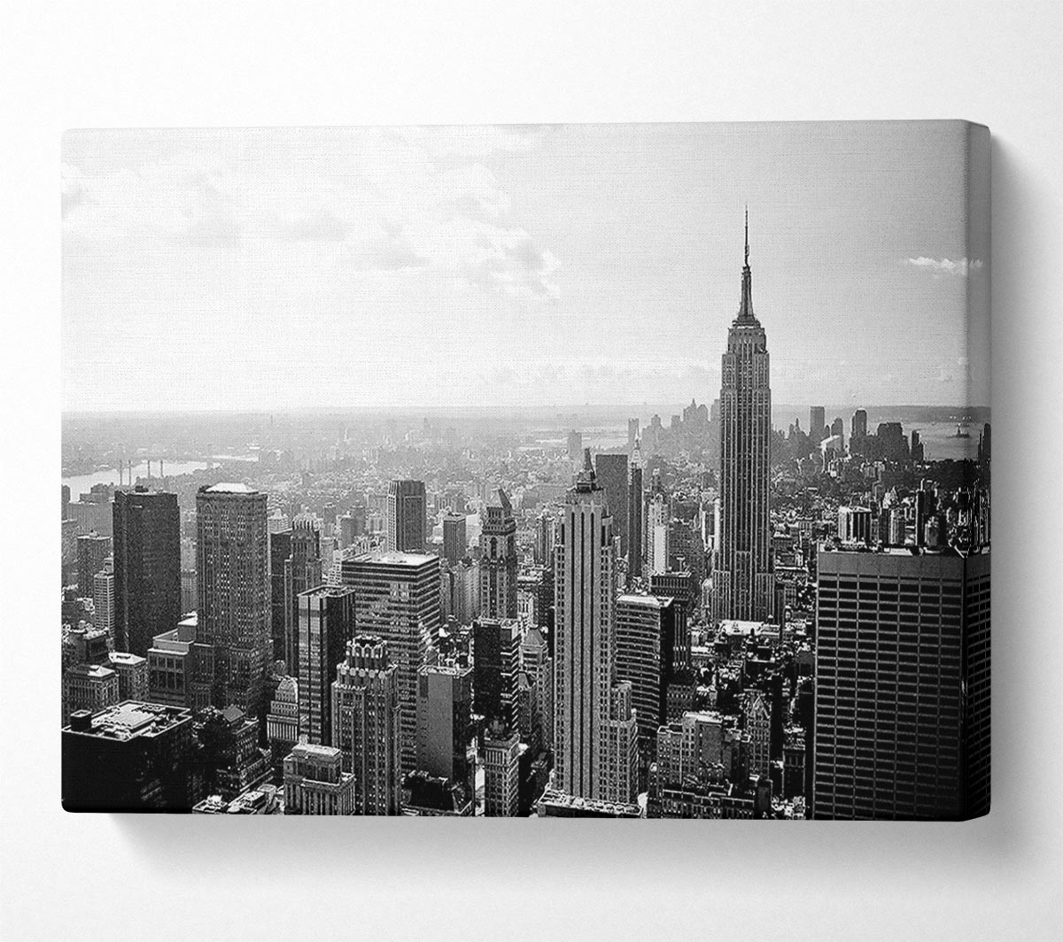 New York City Skyscrapers B n W Canvas Wall Art