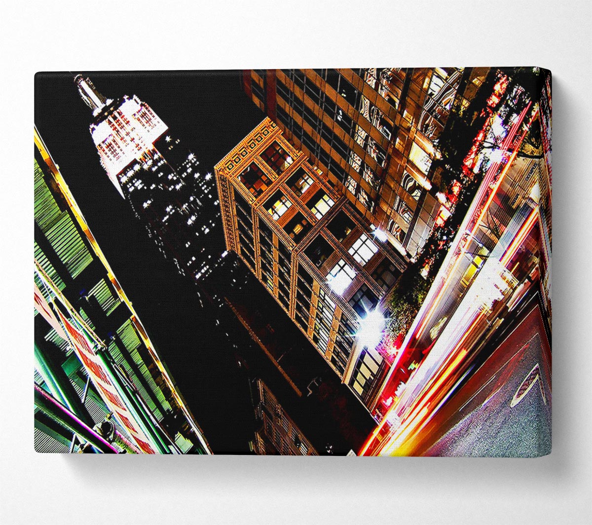 New York City 5Th Avenue Empire State View Canvas Wall Art