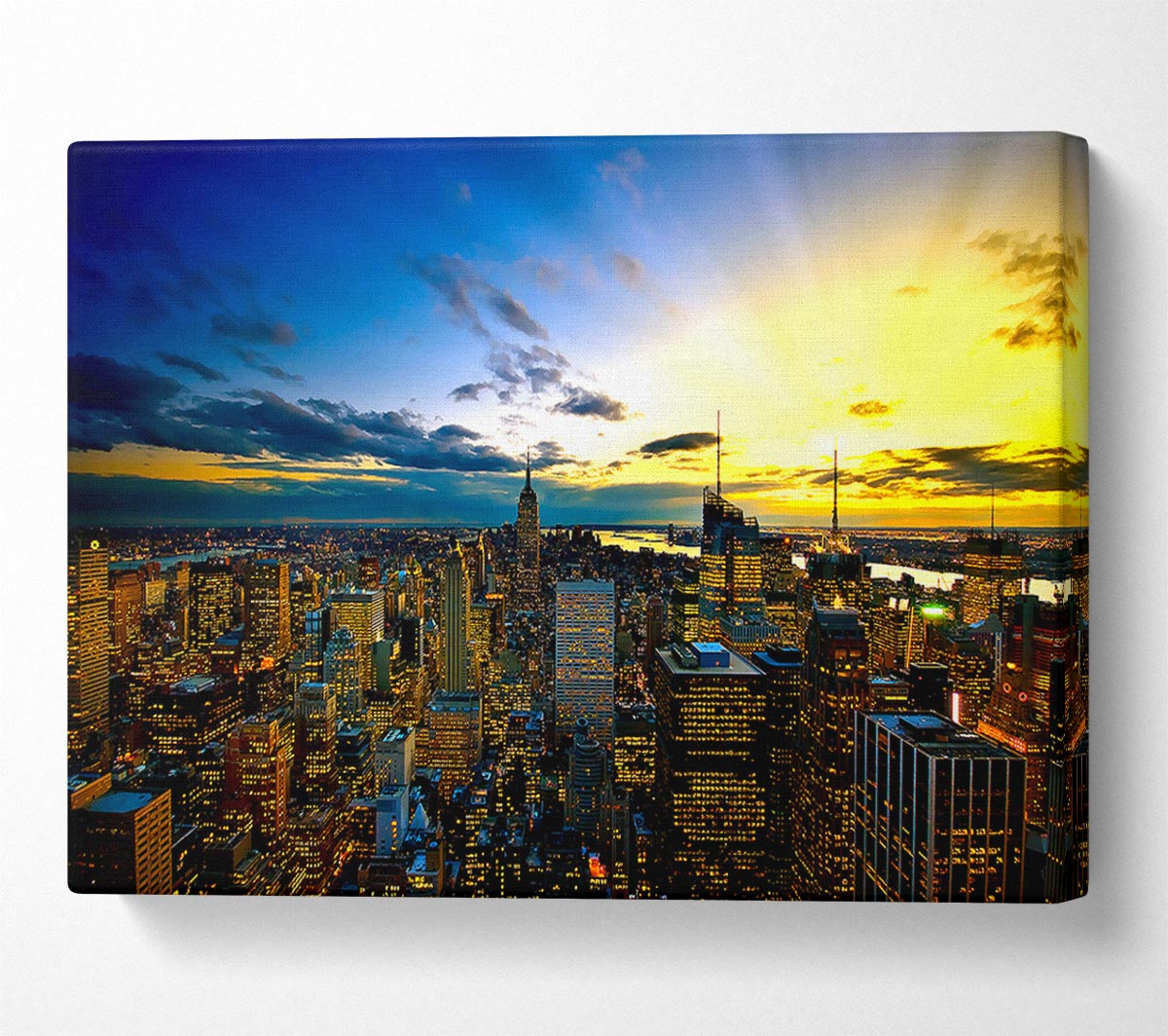 New York City Colours Canvas Wall Art