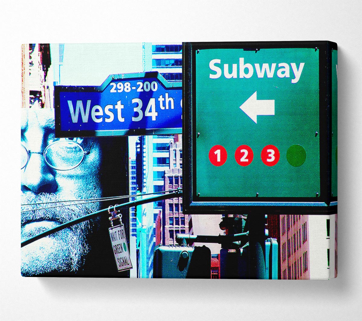 New York City West 34Th Street Canvas Wall Art
