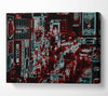 New York Rush Hour Psychedelic Canvas Wall Art